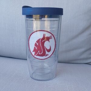 Tervis Tumbler with Navy Lid and Washington Cougars Logo